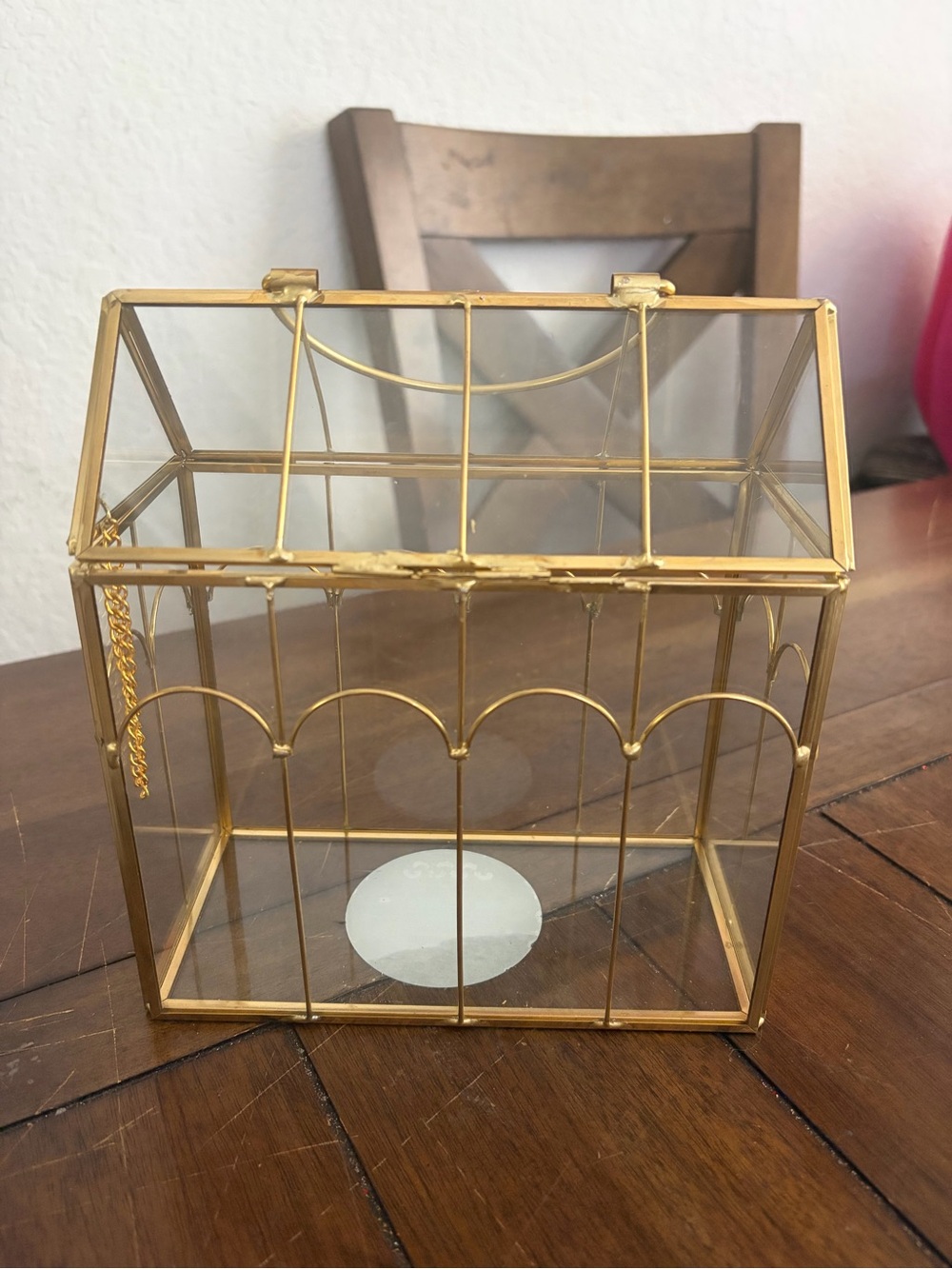 Scalloped Brass Glass Greenhouse – Hearth & Hand Magnolia, Target Decor 2025